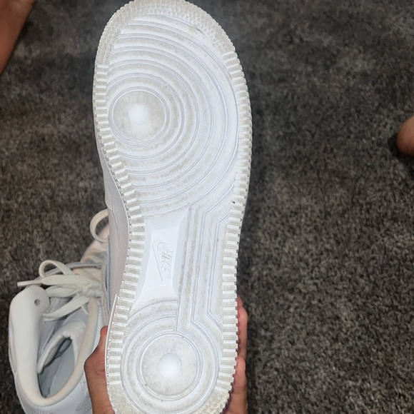 Air Force 1 Mid LE (GS) white/white Blanc - Picture 5 of 5